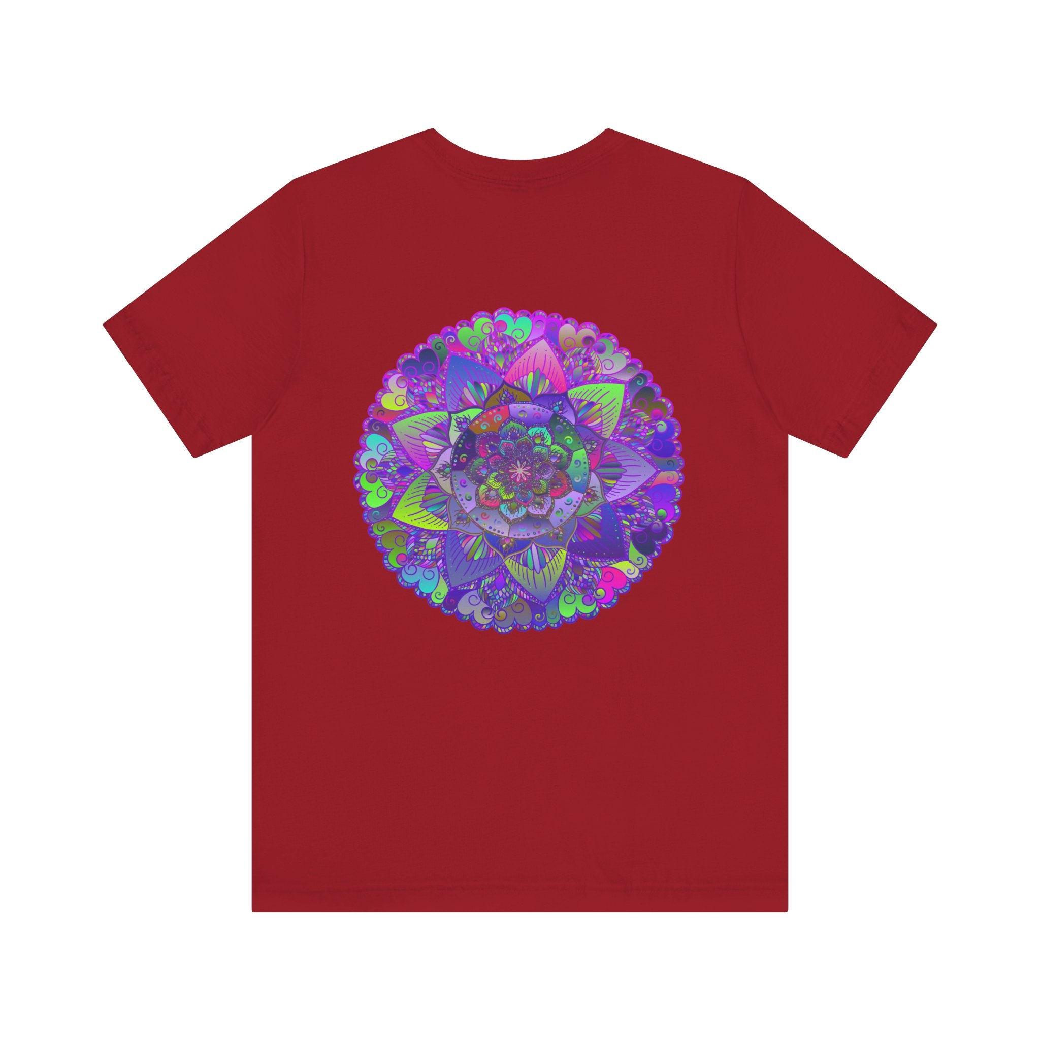 Beautiful Vibrant Mandala Tee representing spiritual peace and harmony in intricate colorful design - perfect for finding inner tranquility and balance in your life