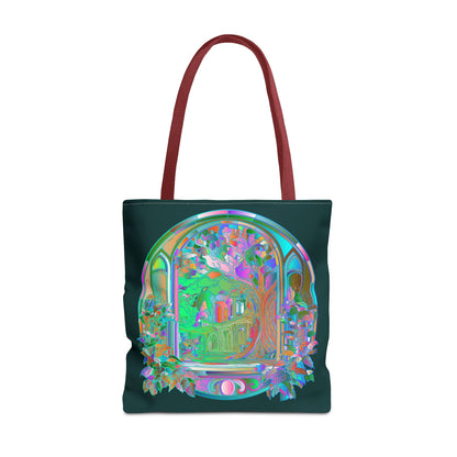 Mystisches Natur-Mandala Stofftasche