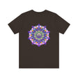  Vibrant Mandala T-Shirt with Bold and Intricate Pattern for Spiritual Peace 