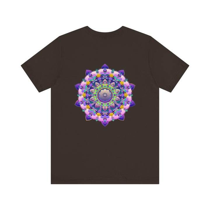  Vibrant Mandala T-Shirt with Bold and Intricate Pattern for Spiritual Peace 