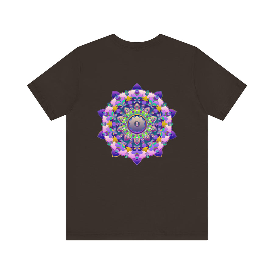  Vibrant Mandala T-Shirt with Bold and Intricate Pattern for Spiritual Peace 