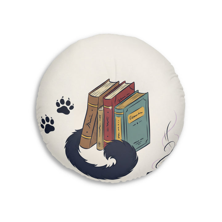 Dark Academia Cozy Cat Floor Pillow
