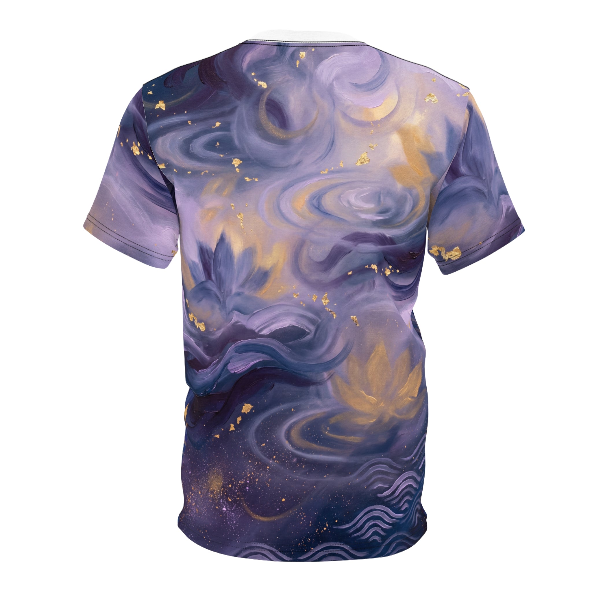 T-Shirt mit Ölgemälde-Motiv „Mystic Cat Spirit“