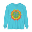 Intricate Mandala Unisex Long Sleeve T-Shirt featuring a detailed mandala design