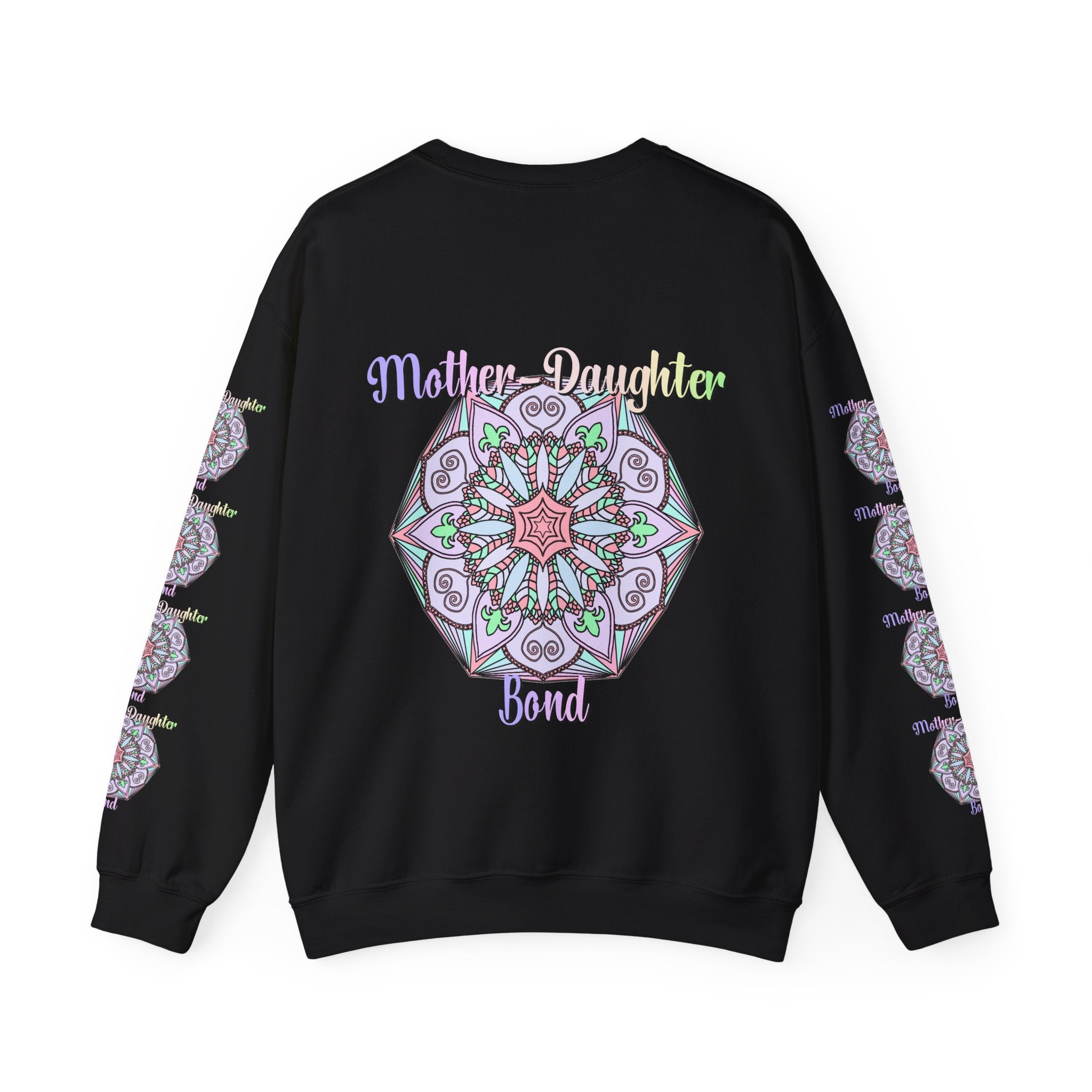Mother-Daughter Mandala Sweatshirt Celebrating Unique Connections