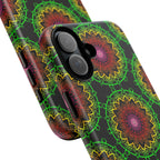 Artistic Mandala Phone Case with Bold Patterns and Modern Flair