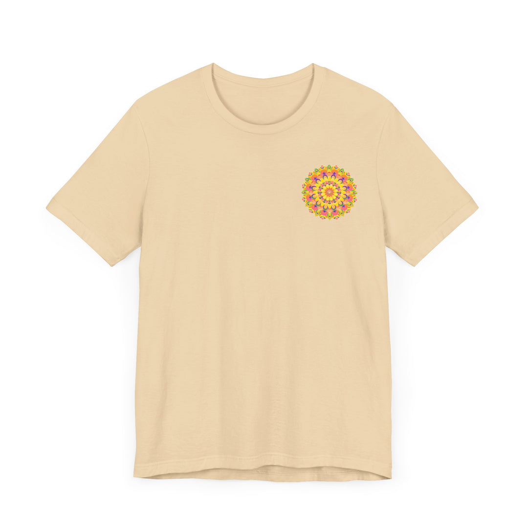 Beautiful Vibrant Mandala Tee featuring intricate design for Peace & Harmony