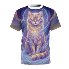 Mystic Spirit Cat Oil Painting All-Over Print T-Shirt