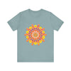 Vibrant Mandala Tee featuring a colorful and intricate design, perfect for adding a pop of color to any outfit