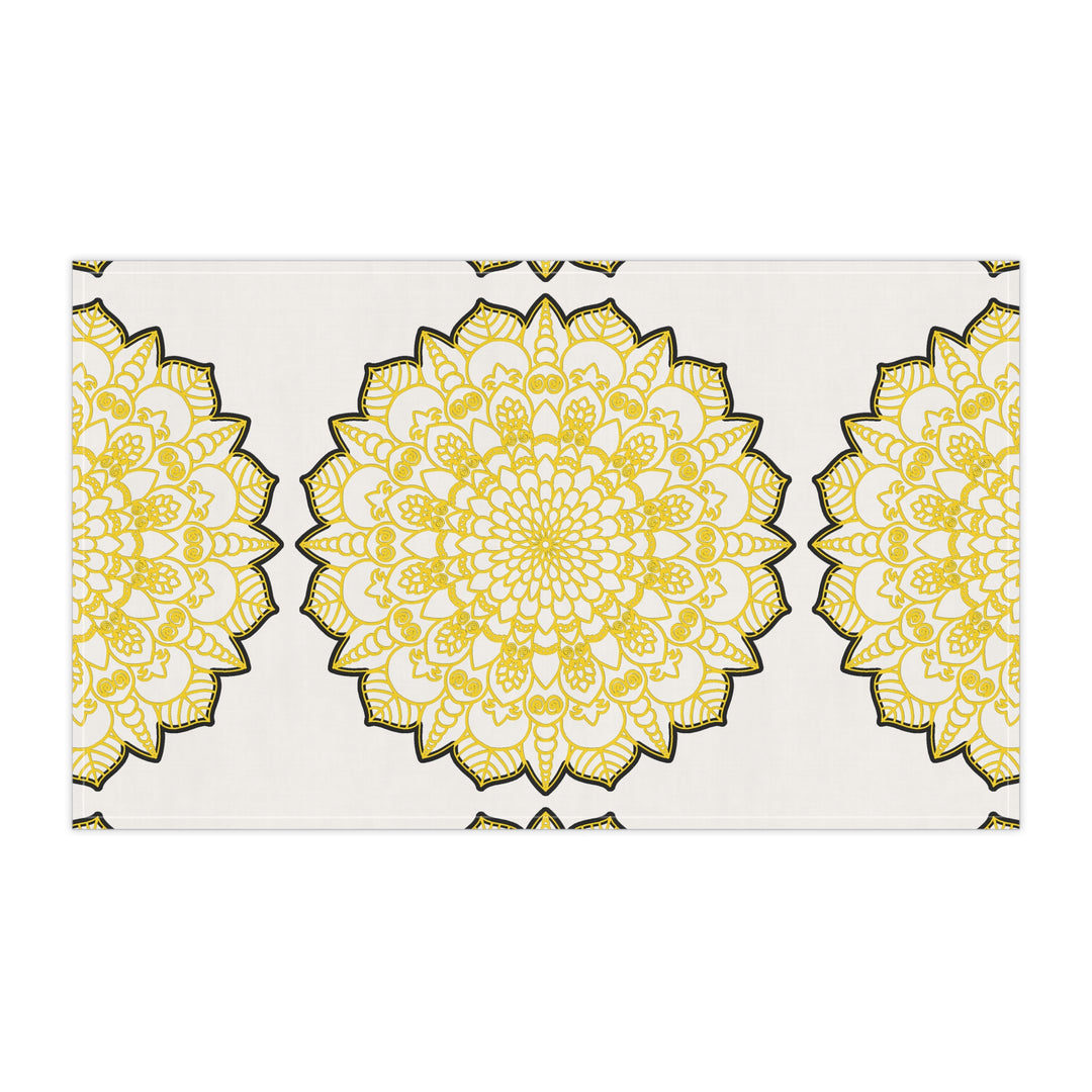 Sunny Floral Cotton Tea Towels for Bright Kitchen Aesthetics