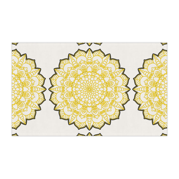 Sunny Floral Cotton Tea Towels for Bright Kitchen Aesthetics