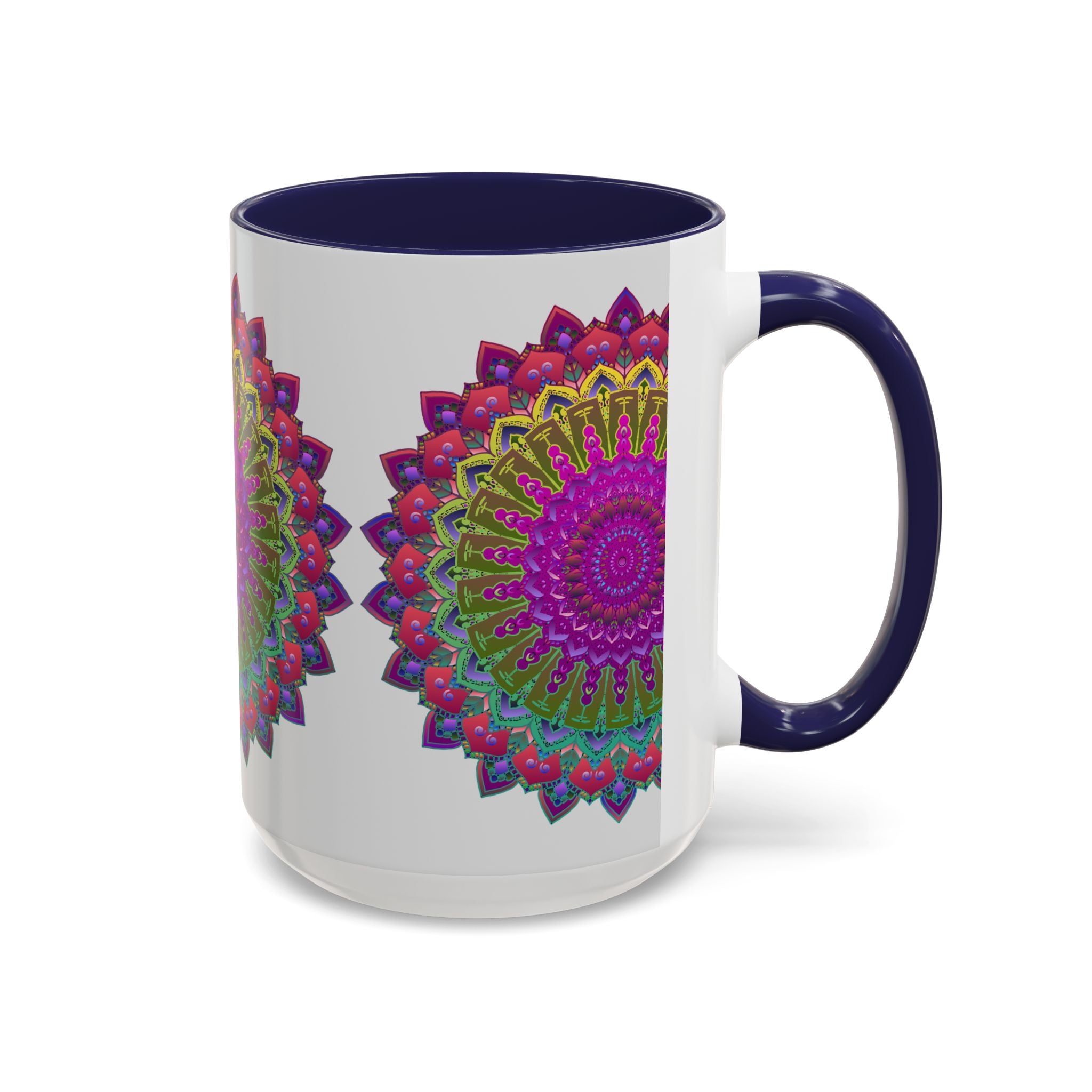 Vibrant Mandala Art Mug with Unique and Detailed Pattern