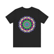 Stylish mandala tee for meditation and mindfulness practice