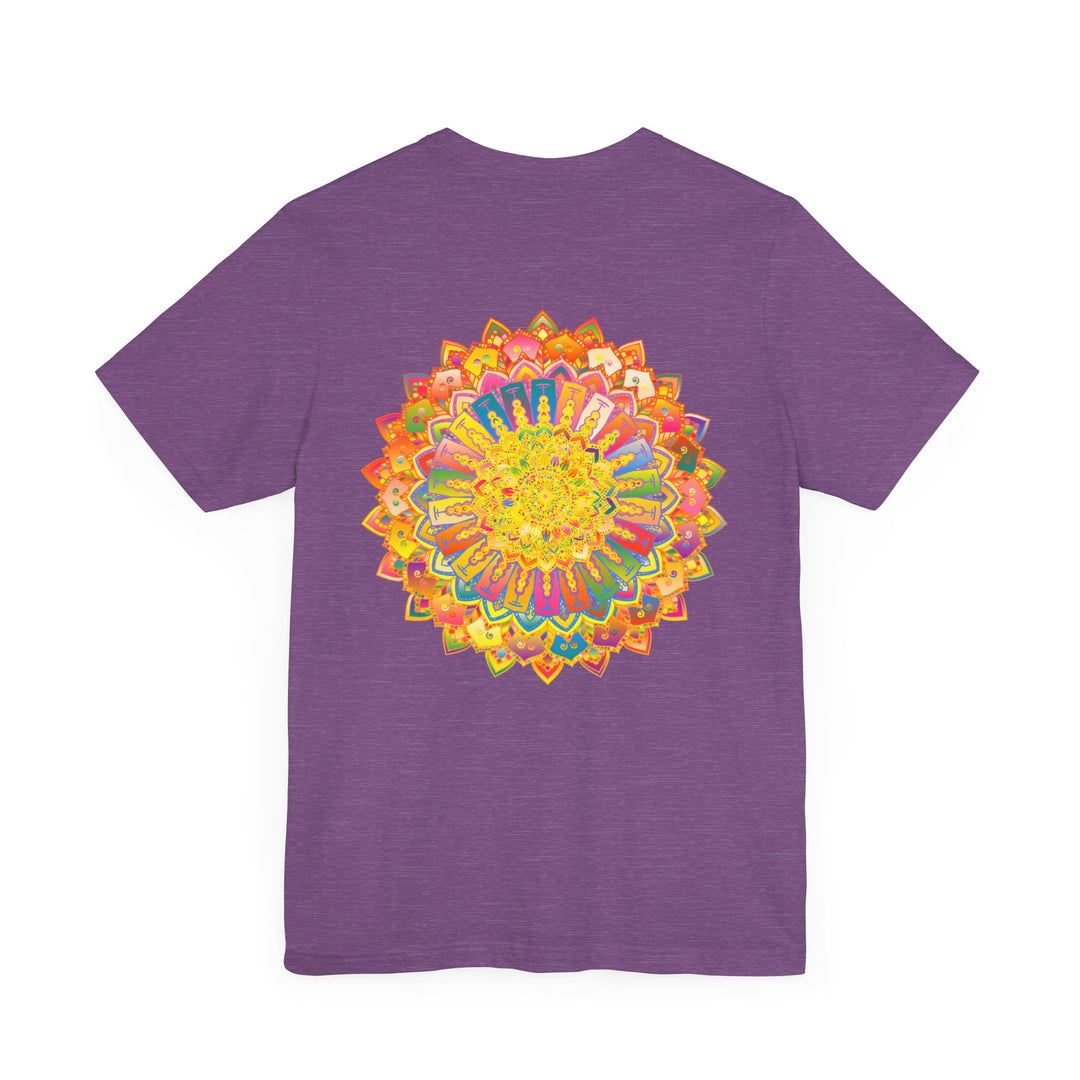 Vibrant Mandala Tee featuring intricate design symbolizing spiritual peace and harmony