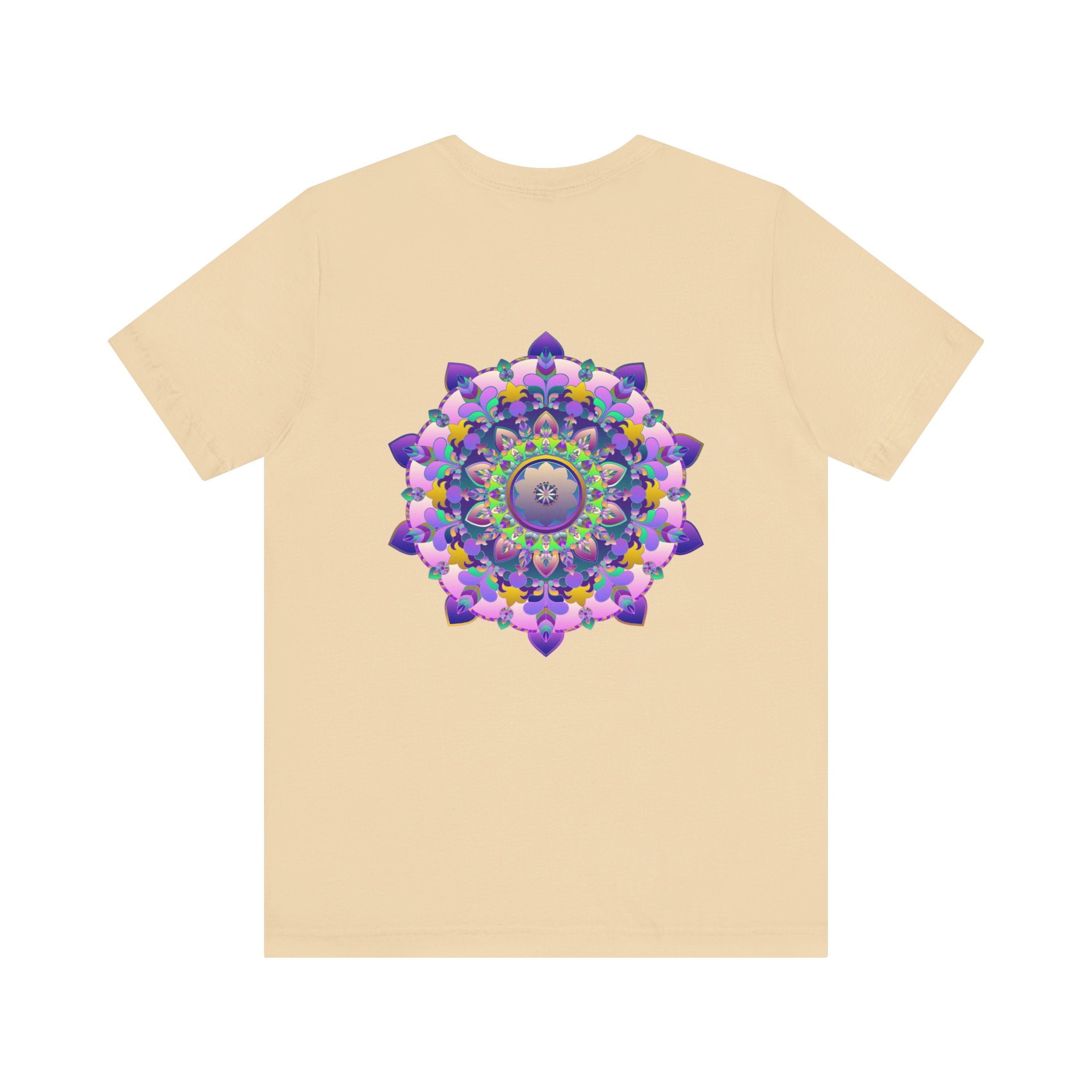  Colorful Mandala T-Shirt Promoting Inner Peace and Spiritual Harmony 