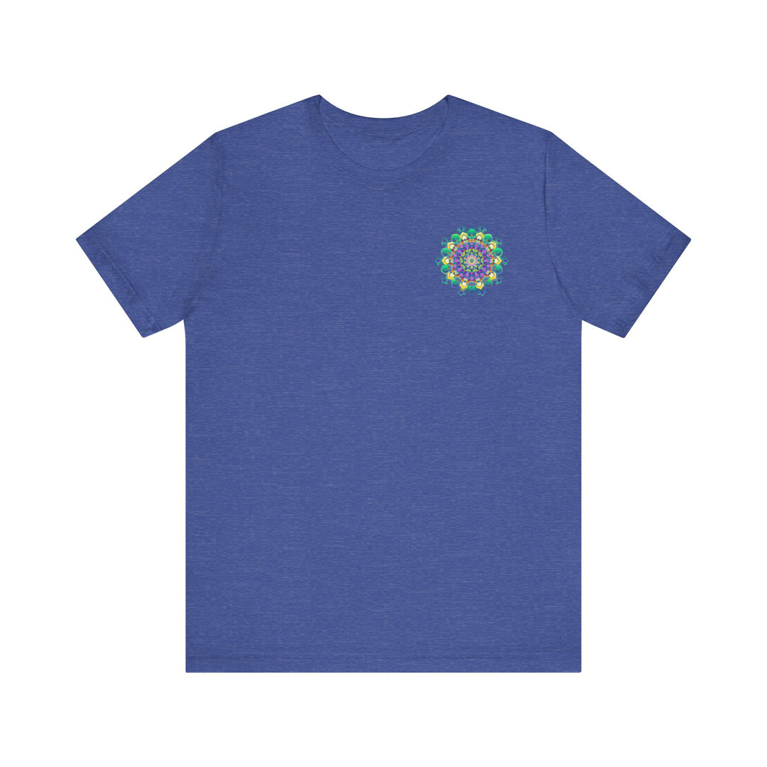 Beautifully designed mandala tee in vibrant colors for spiritual and emotional balance