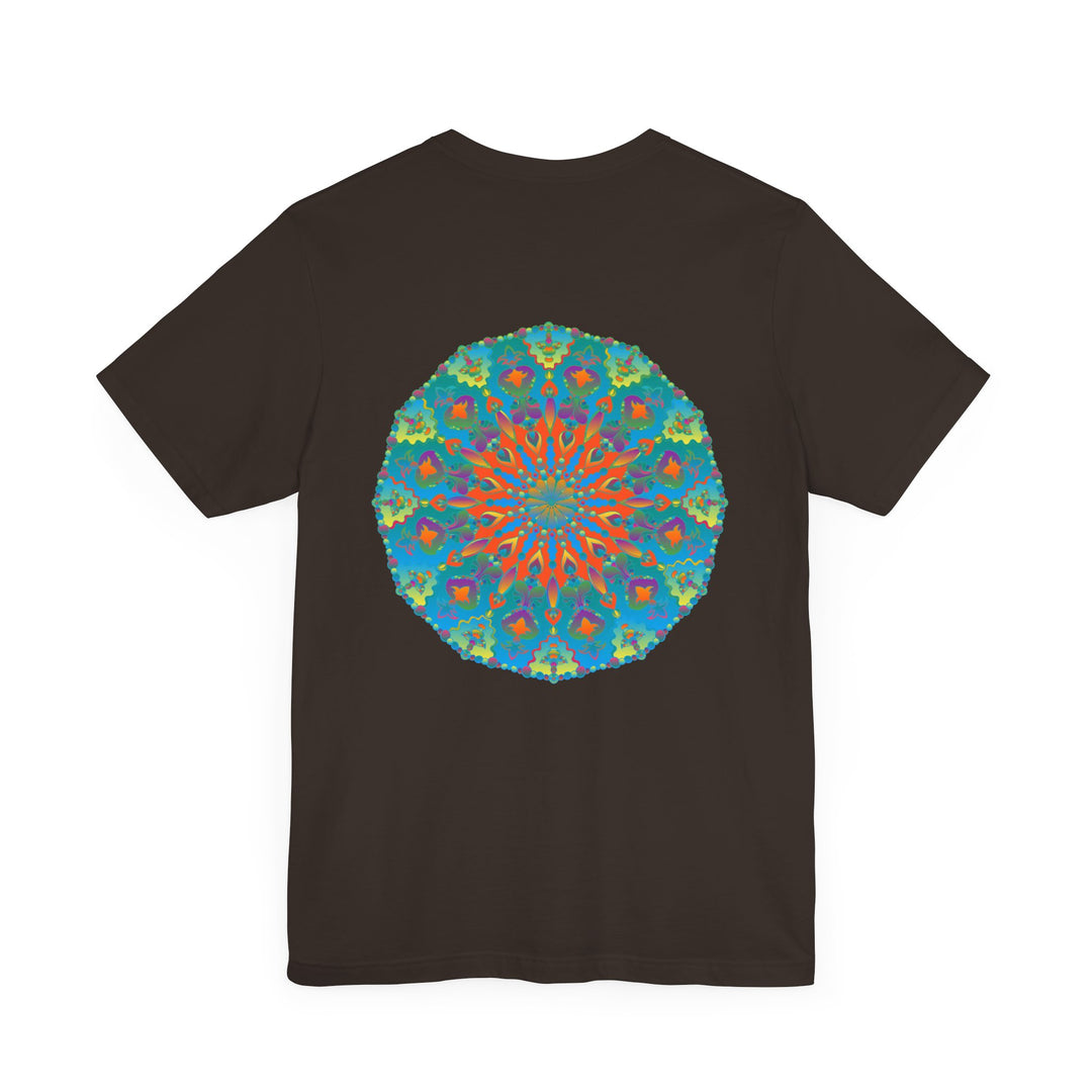 Beautiful Mandala Tee with intricate designs symbolizing spiritual peace and harmony