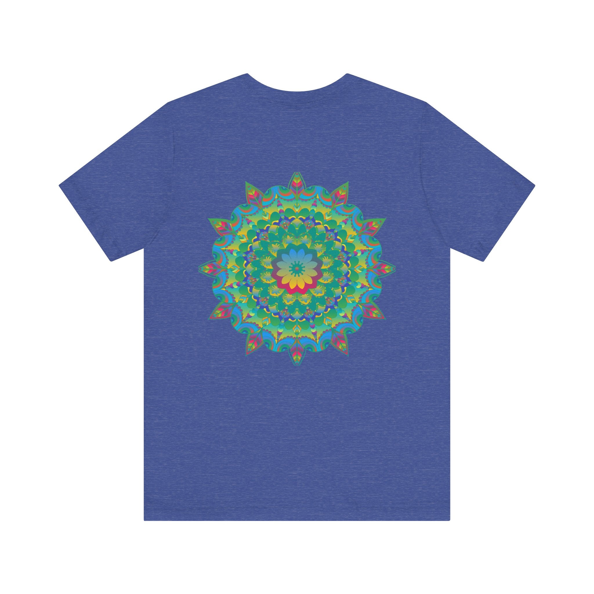 Beautiful Mandala Tee with intricate designs promoting spiritual peace and harmony