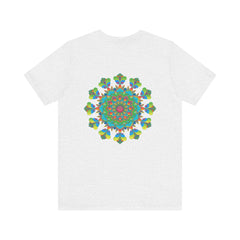 Colorful and intricate mandala design on a t-shirt, perfect for spiritual vibes