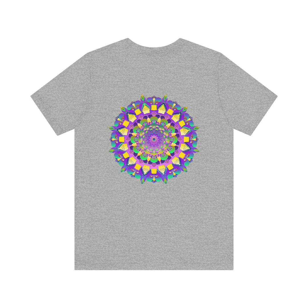 Vibrant Mandala Tee featuring intricate spiritual design for inner peace and harmony