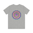 Vibrant Mandala Tee featuring intricate spiritual design for inner peace and harmony