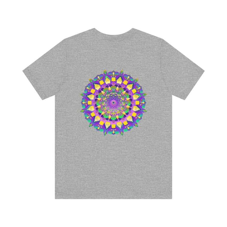 Vibrant Mandala Tee featuring intricate spiritual design for inner peace and harmony