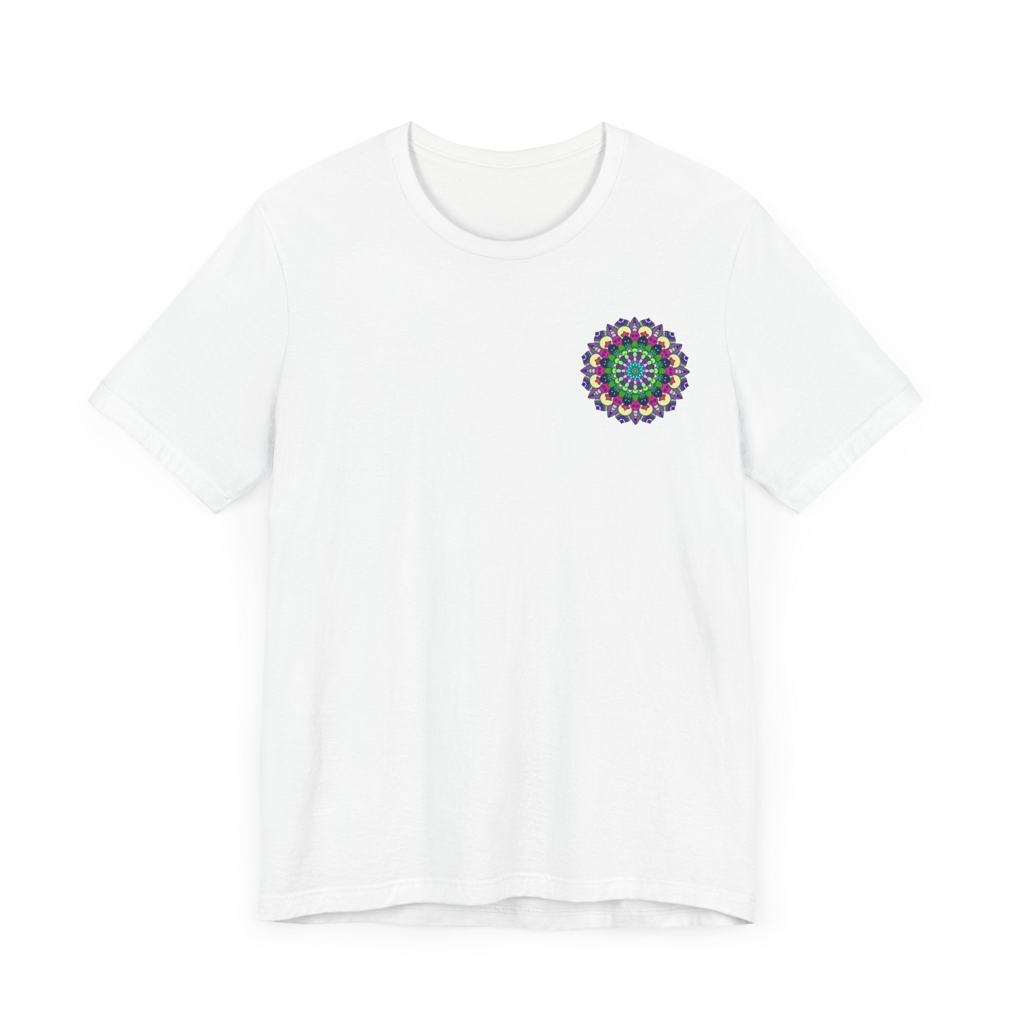 Unisex mandala t-shirt for finding inner peace and harmony