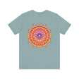 Beautiful Vibrant Mandala T-Shirt featuring a spiritual design promoting peace and harmony, perfect for expressing your inner calm and positivity