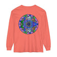 Vibrant Mandala Unisex Long Sleeve T-Shirt featuring colorful and intricate mandala design