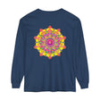 Colorful and intricate mandala design long sleeve t-shirt for vibrant fashion