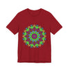 Colorful and intricate Vibrant Mandala Tee featuring cosmic and interconnected designs for a unique and eye-catching fashion statement