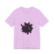 Vibrant and eye-catching Black Cat Mystery T-Shirt featuring bold colors