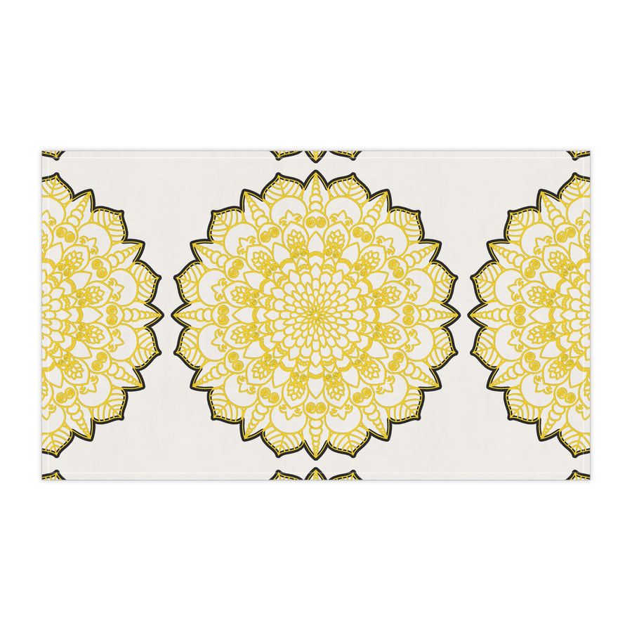 Sunny Floral Cotton Tea Towels for Bright Kitchen Aesthetics