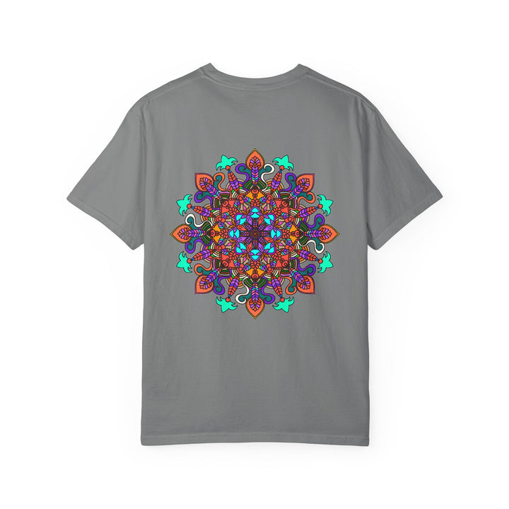 Mandala Art T-Shirt in Bold Colors for Creative Expression