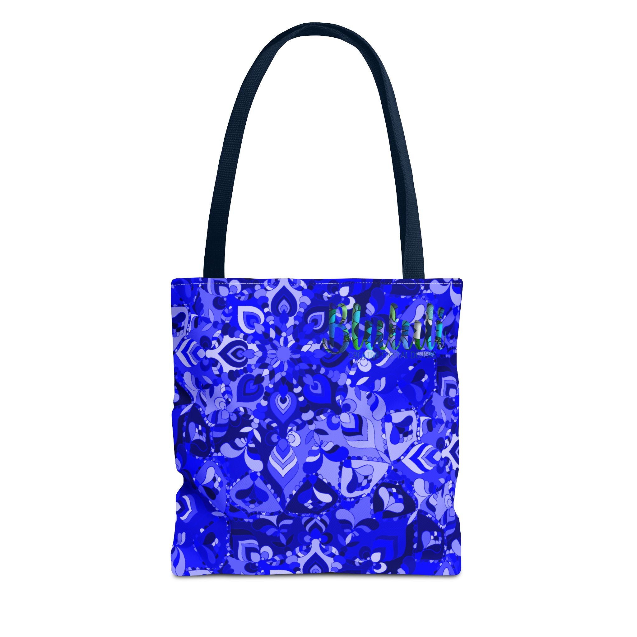 Blue Mandala Design Tote Bag for Stylish Everyday Use