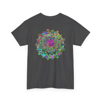 Comfortable and stylish tshirt with a vibrant mandala art print