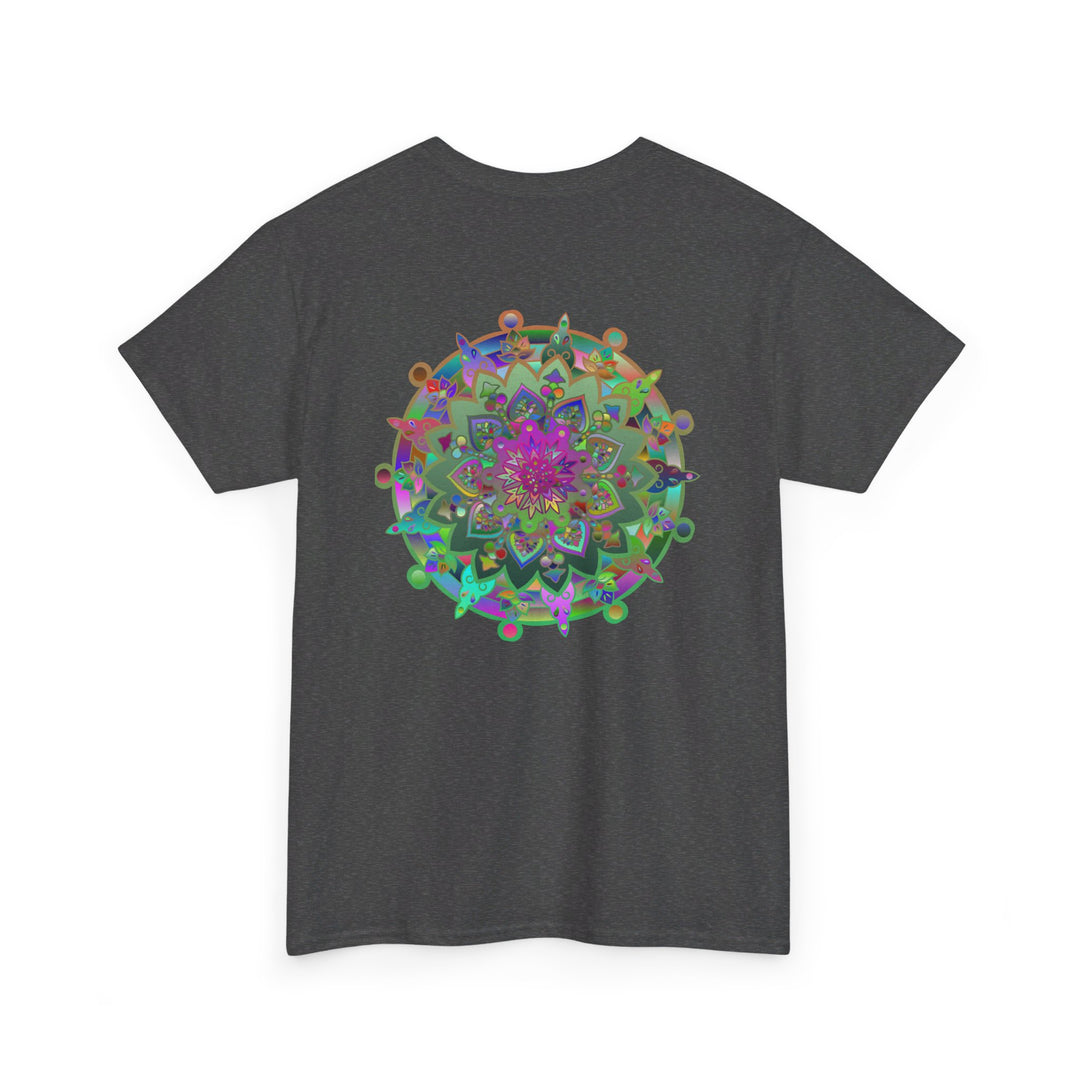 Comfortable and stylish tshirt with a vibrant mandala art print