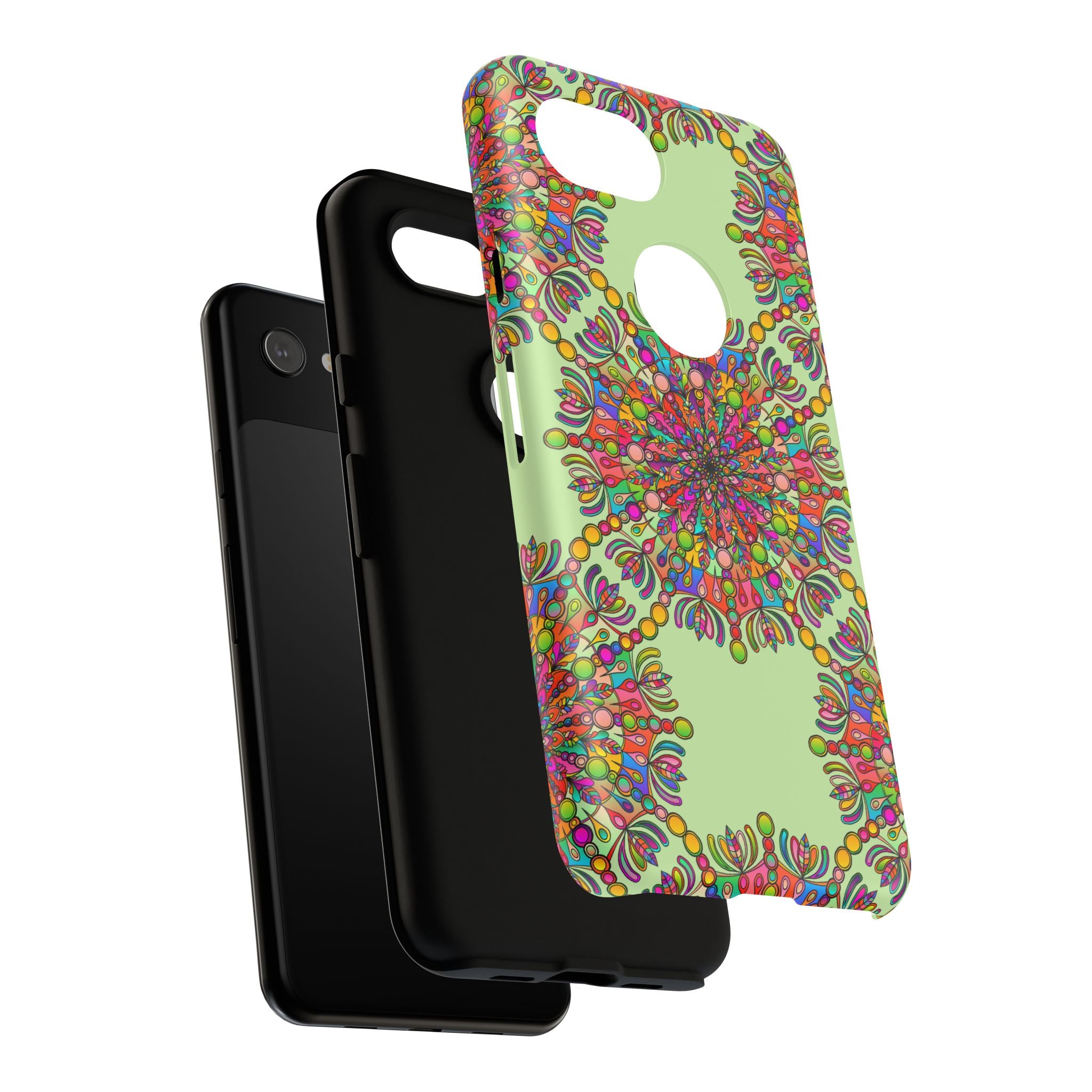 Intricate Mandala Phone Case in Lively Colors for Unique Style