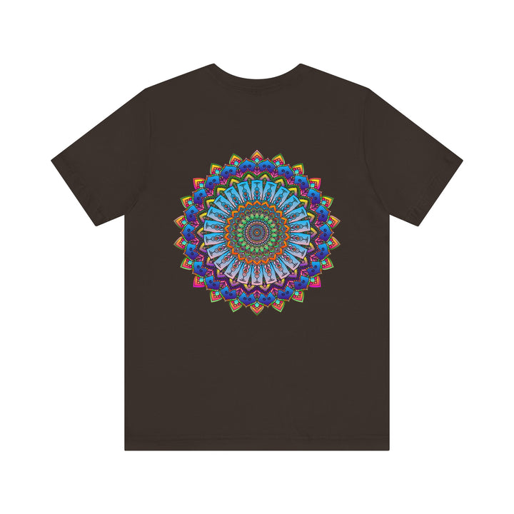 Vibrant Mandala Tee featuring intricate design for Spiritual Peace & Harmony