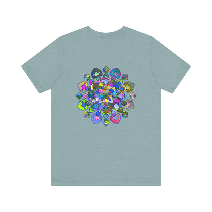 Vibrant and beautiful mandala tee for promoting peace and emotional well-being