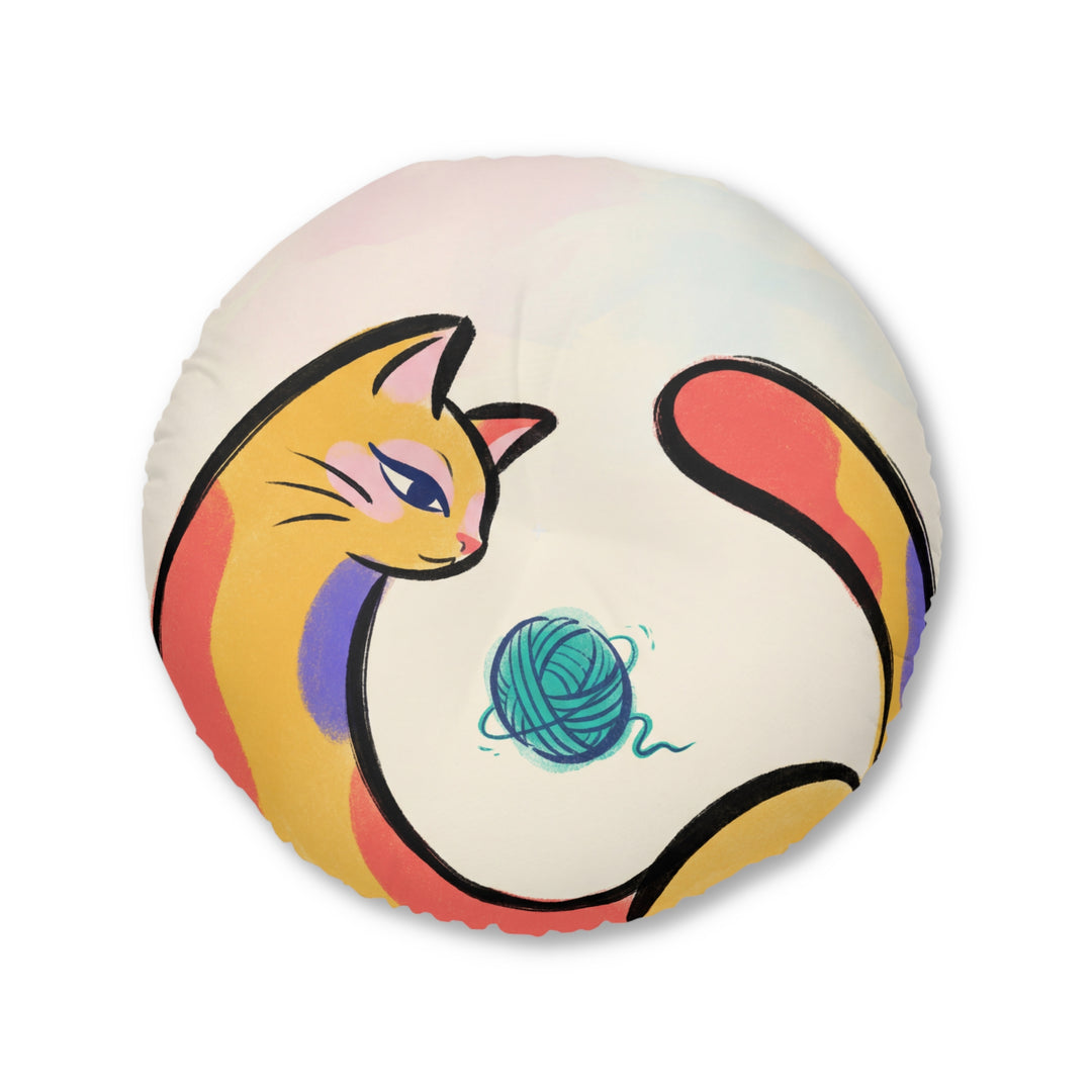 Crescent Dream Cat Floor Pillow