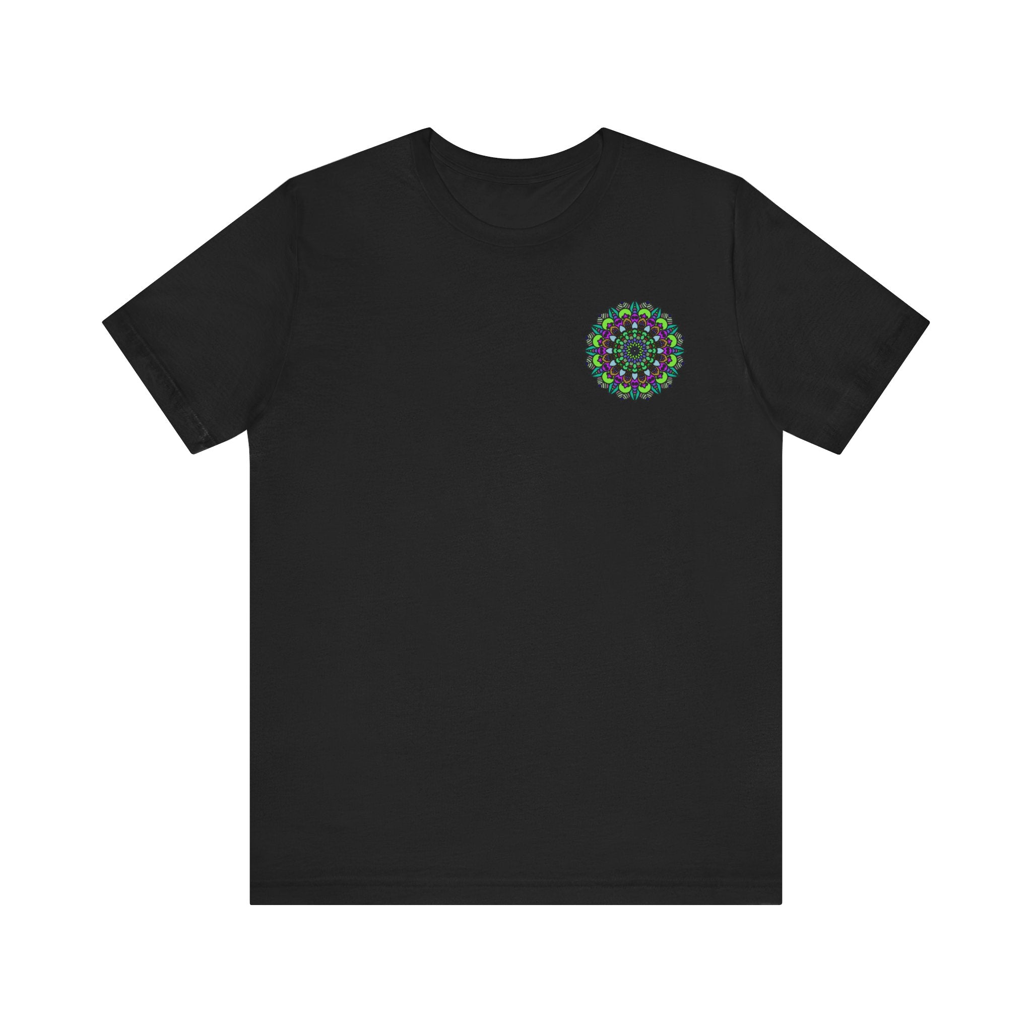 Beautiful Mandala Peace Tee with intricate spiritual design representing harmony and tranquility