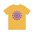Close-up of Mandala Tee design highlighting the precision and artistry