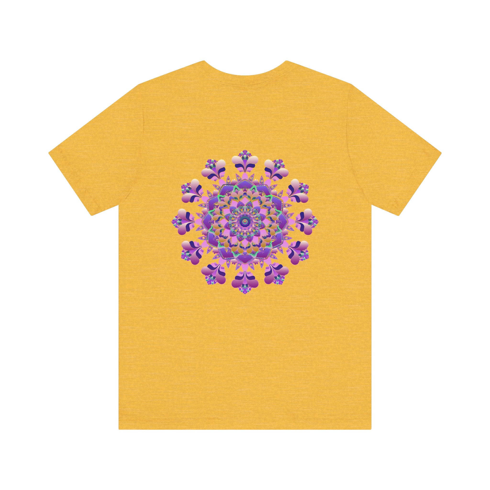 Close-up of Mandala Tee design highlighting the precision and artistry