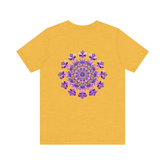 Close-up of Mandala Tee design highlighting the precision and artistry