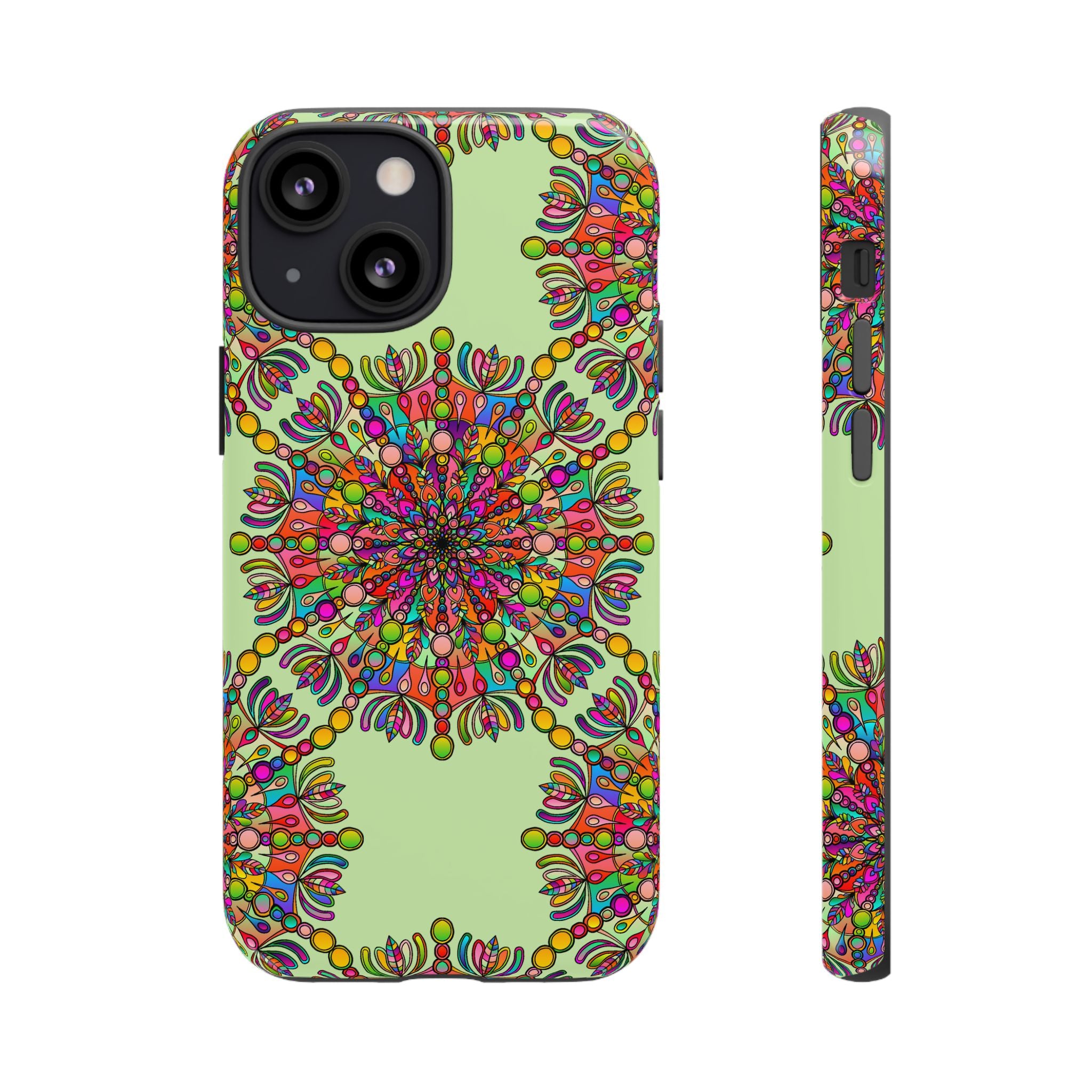 Intricate Mandala Phone Case in Lively Colors for Unique Style