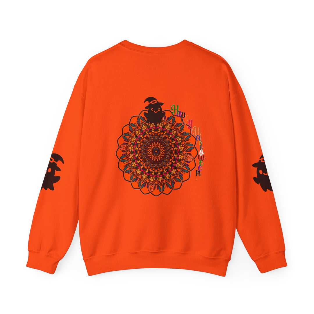 Halloween Sweatshirt with Cute Ghosts - Unisex Heavy Blend™ Crewneck Sweatshirt, perfect for spooky season festivities and cozy nights