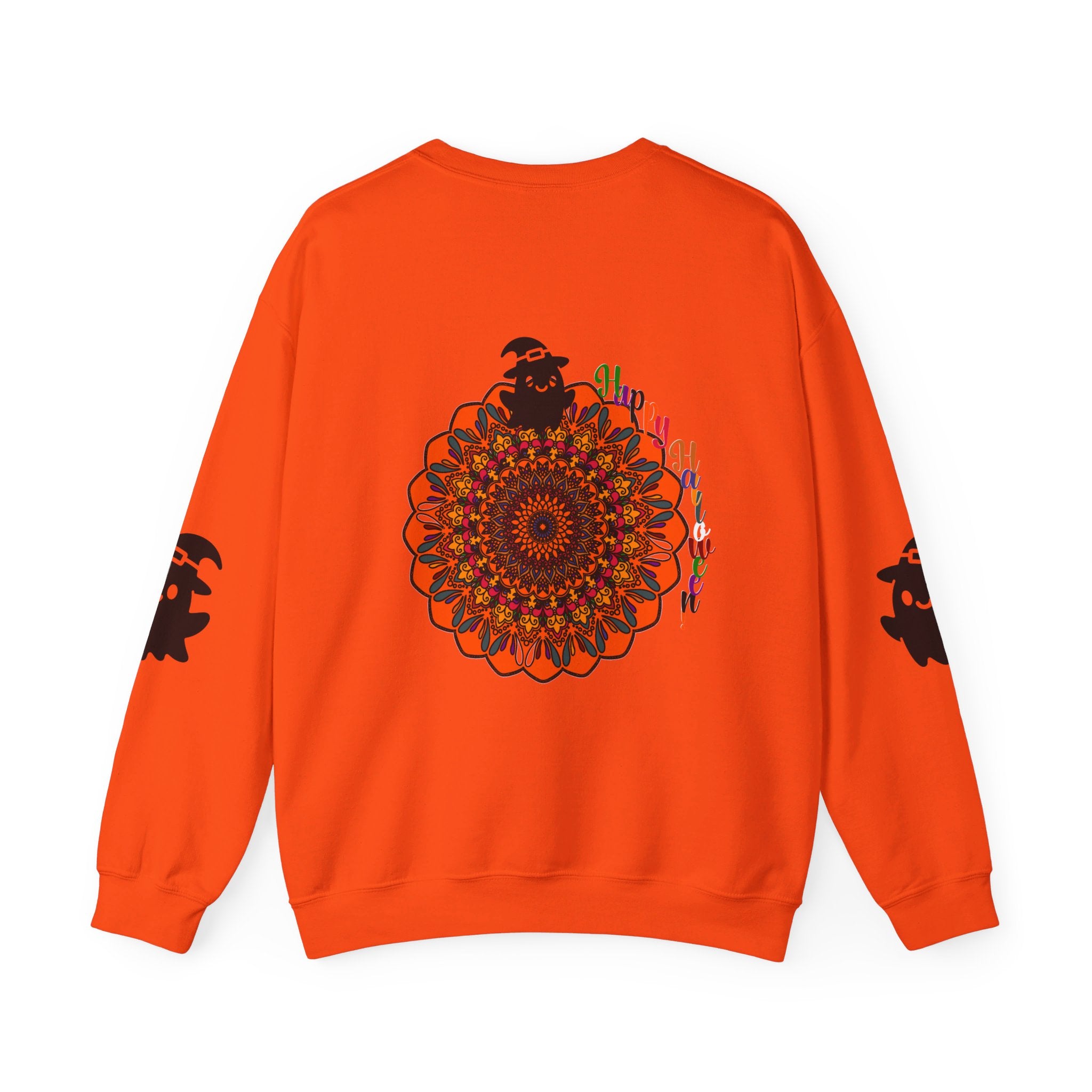 Halloween Sweatshirt with Cute Ghosts - Unisex Heavy Blend™ Crewneck Sweatshirt, perfect for spooky season festivities and cozy nights