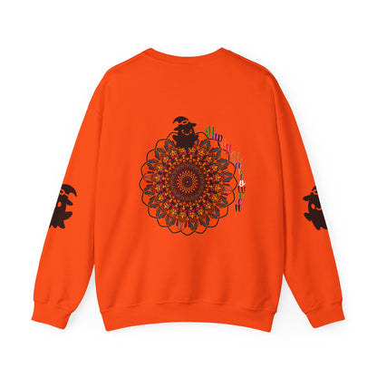 Halloween Sweatshirt with Cute Ghosts - Unisex Heavy Blend™ Crewneck Sweatshirt, perfect for spooky season festivities and cozy nights