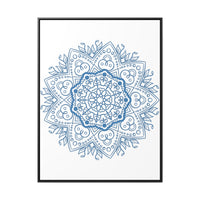 Vertical Frame Wall Art with Intricate Mandala Design